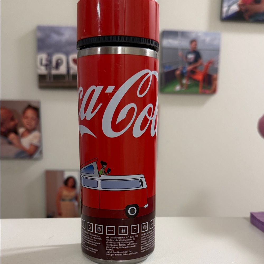 Coca Cola Red Stainless Steel Travel Mug